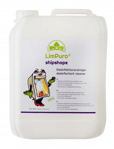 LimPuro® shipshape disinfectant cleaner 5L